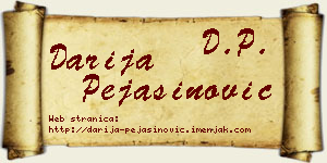 Darija Pejašinović vizit kartica